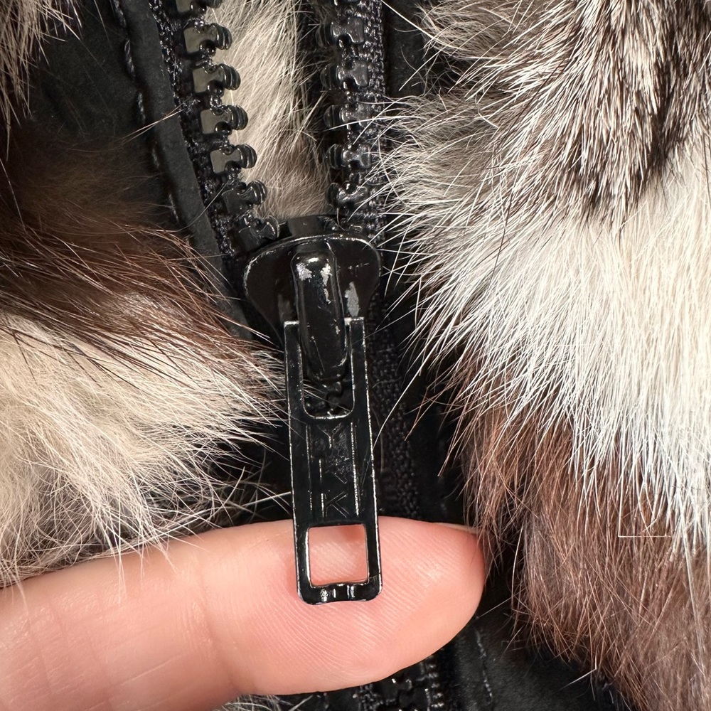 Dino Rico • Vintage Patchwork Rabbit Fur Coat - Picture 6 of 16